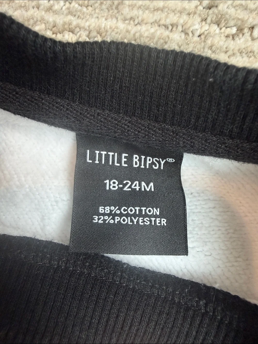 Little Bipsy Black & White matching set